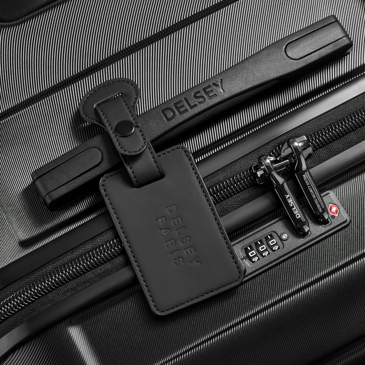 델시(DELSEY) 1946 캐리어 수하물 네임택 /1946 LUGGAGE TAG BLACK