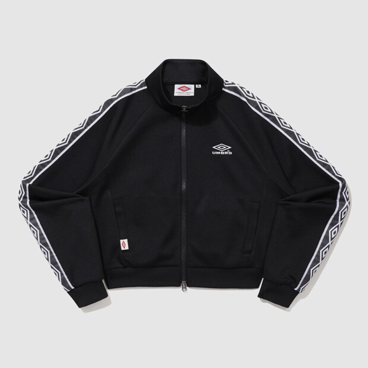 엄브로(UMBRO) HBL 사이드 다이아 트랙 자켓 블랙(UQ123CFT21)