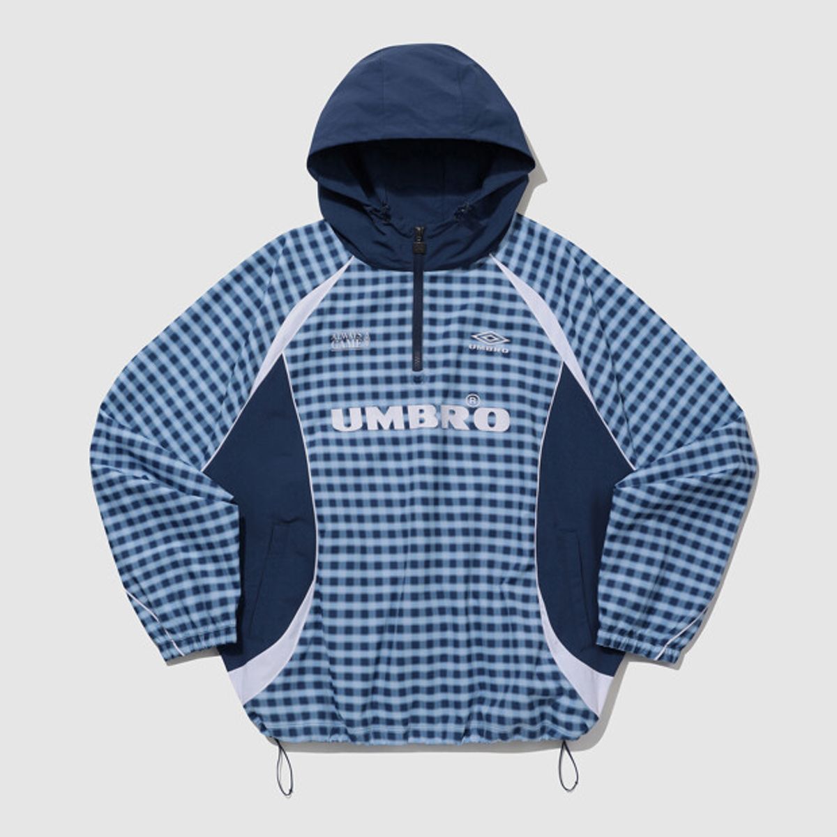 엄브로(UMBRO) HBL 스포티 캐주얼 후드 아노락 블루(UQ123CWT21)
