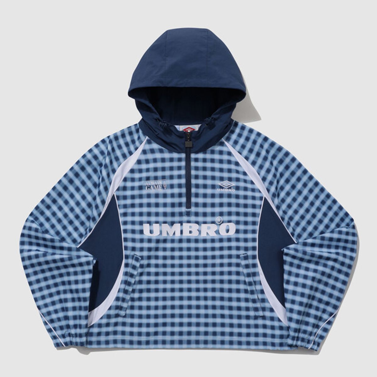 엄브로(UMBRO) HBL 스포티 캐주얼 후드 아노락 블루(UQ123CWT21)