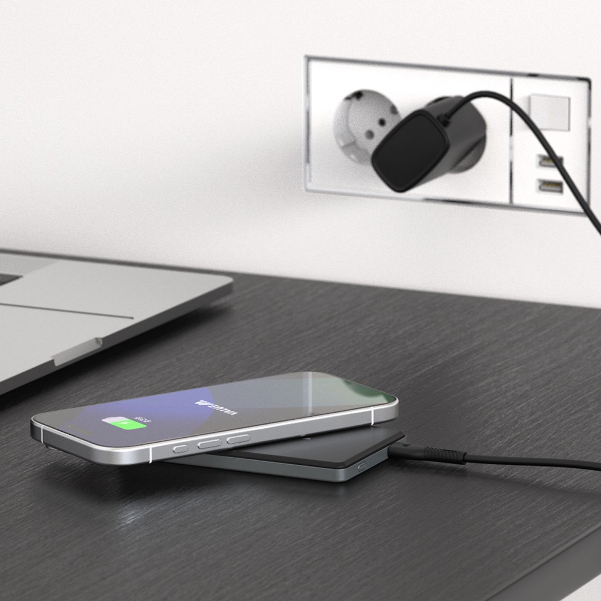 밸류엠(VALUEM) 초슬림 메탈 맥세이프 고속충전 보조배터리 5000mAh