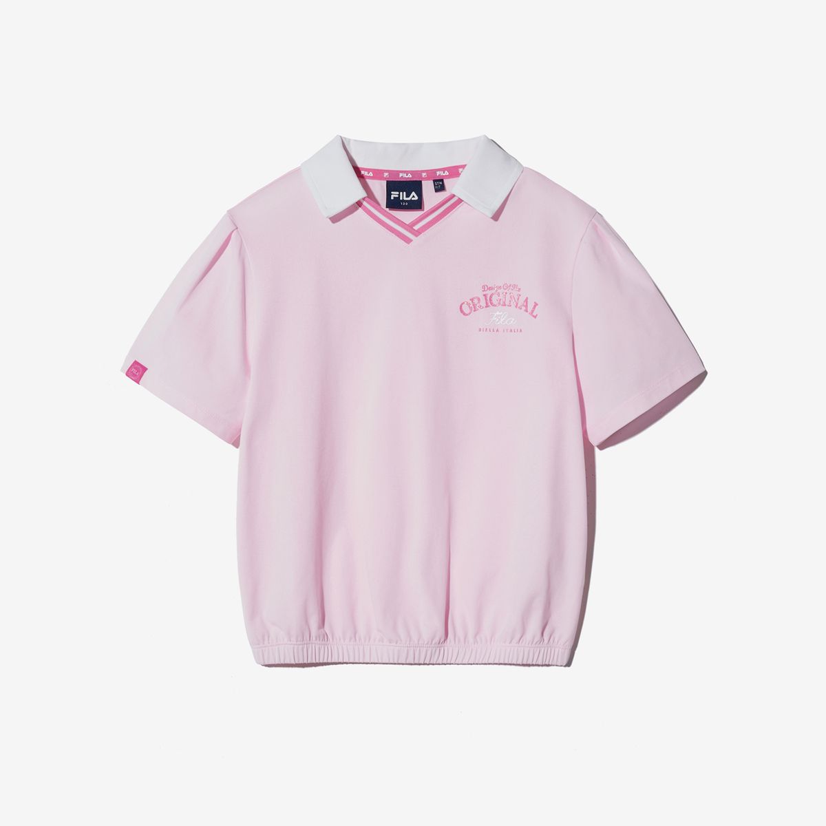 휠라 키즈(FILA KIDS) 여아 테니스 카라티셔츠
