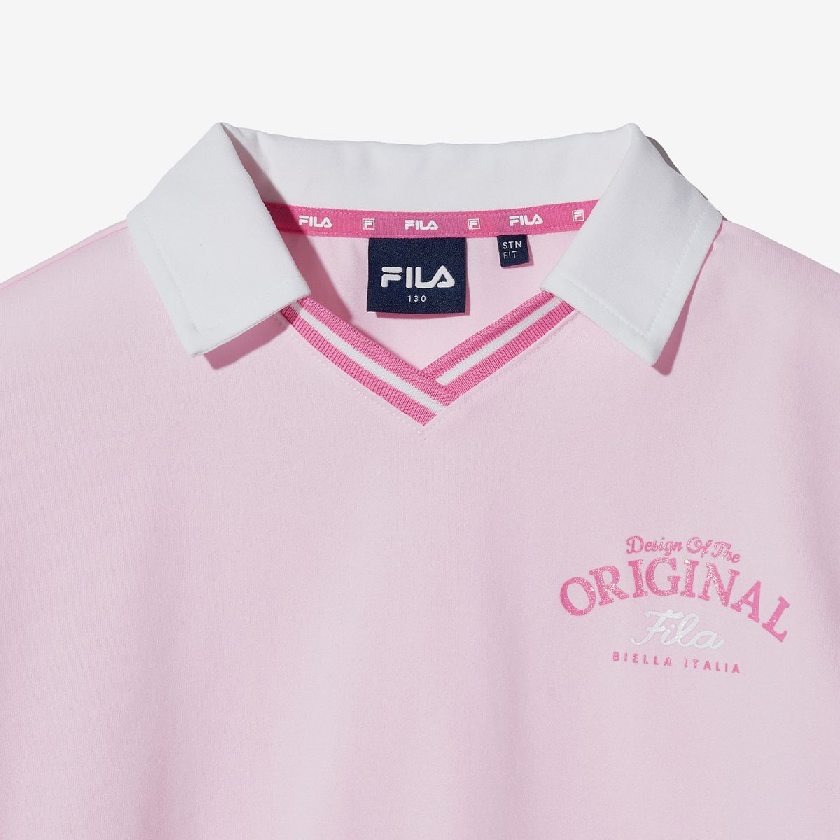 휠라 키즈(FILA KIDS) 여아 테니스 카라티셔츠