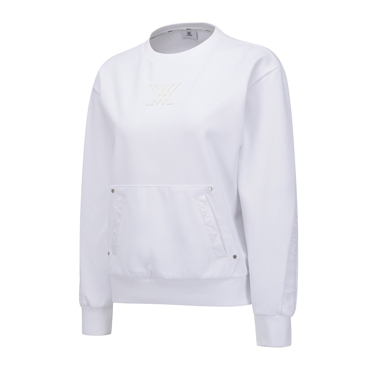 어뉴골프(ANEW GOLF) WOMEN SP TEXTURED SWEATSHIRT_WH