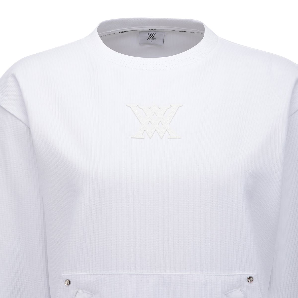 어뉴골프(ANEW GOLF) WOMEN SP TEXTURED SWEATSHIRT_WH