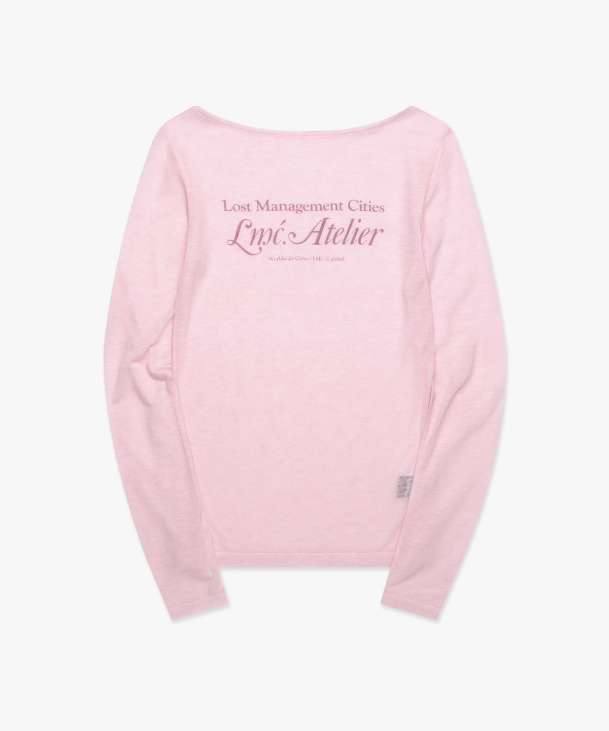 엘엠씨(LMC) WM LMC ATELIER SHEER LONG SLV TEE pink