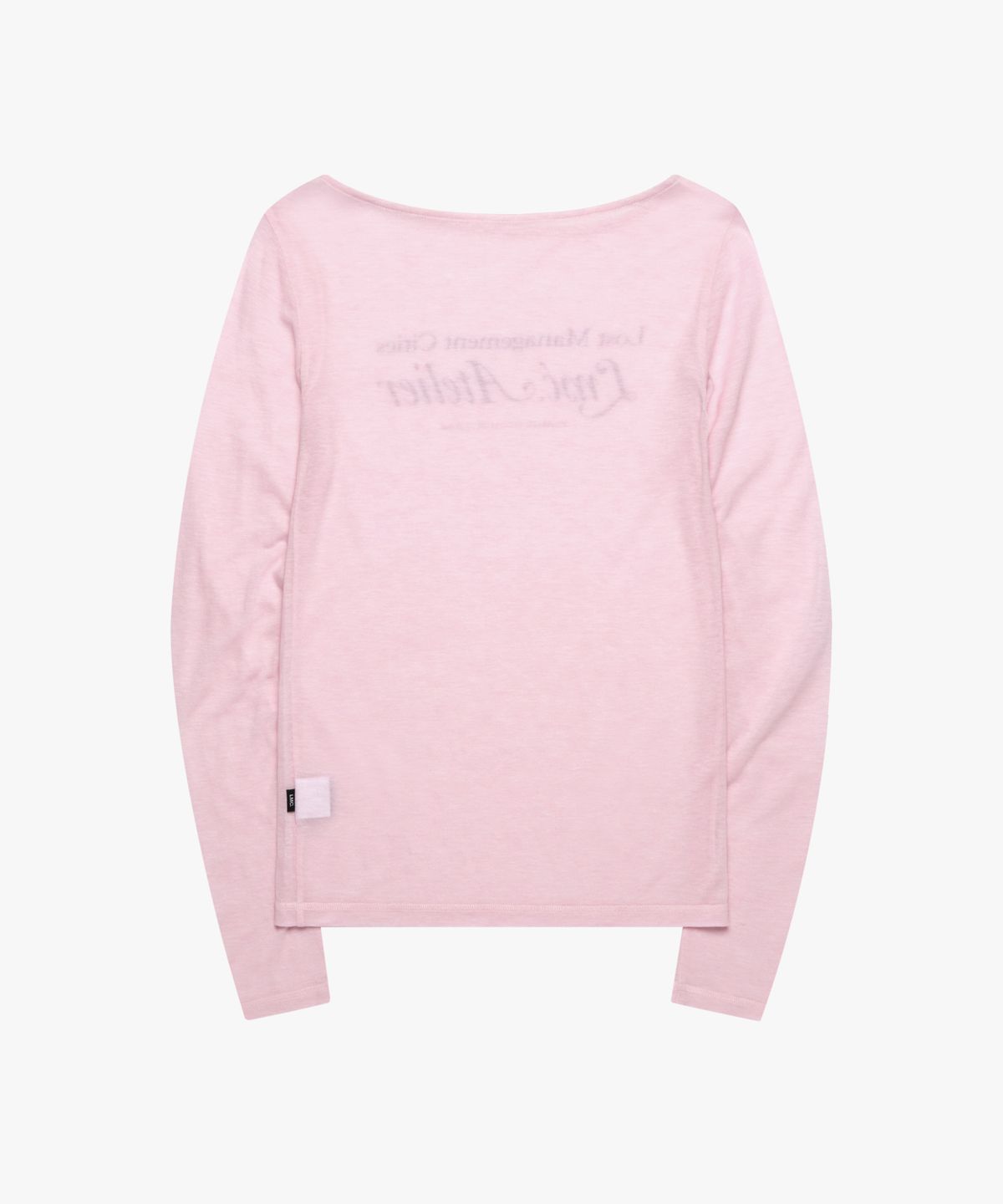 엘엠씨(LMC) WM LMC ATELIER SHEER LONG SLV TEE pink