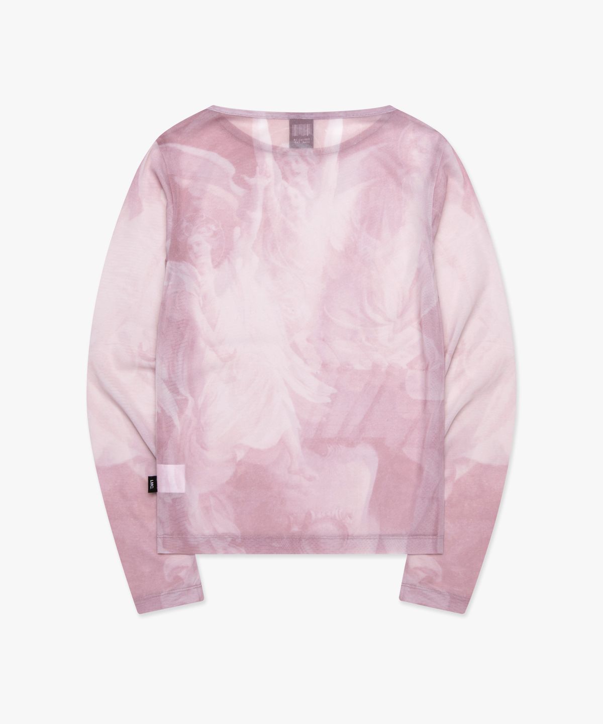 엘엠씨(LMC) WM PRINTED MESH LONG SLV TEE pink