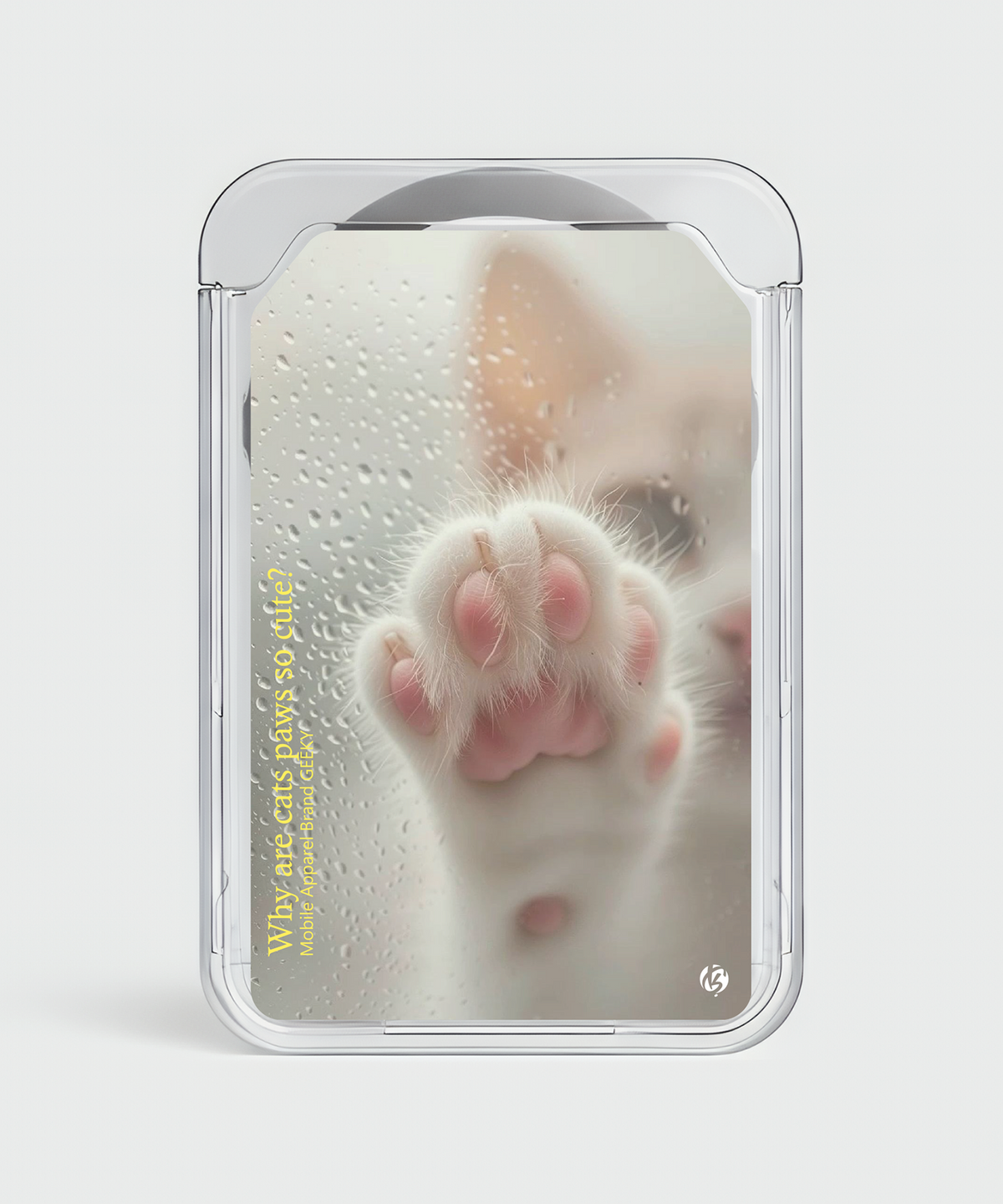 기키(GEEKY) 맥세이프 카드지갑 홀더 Relaxed Animal