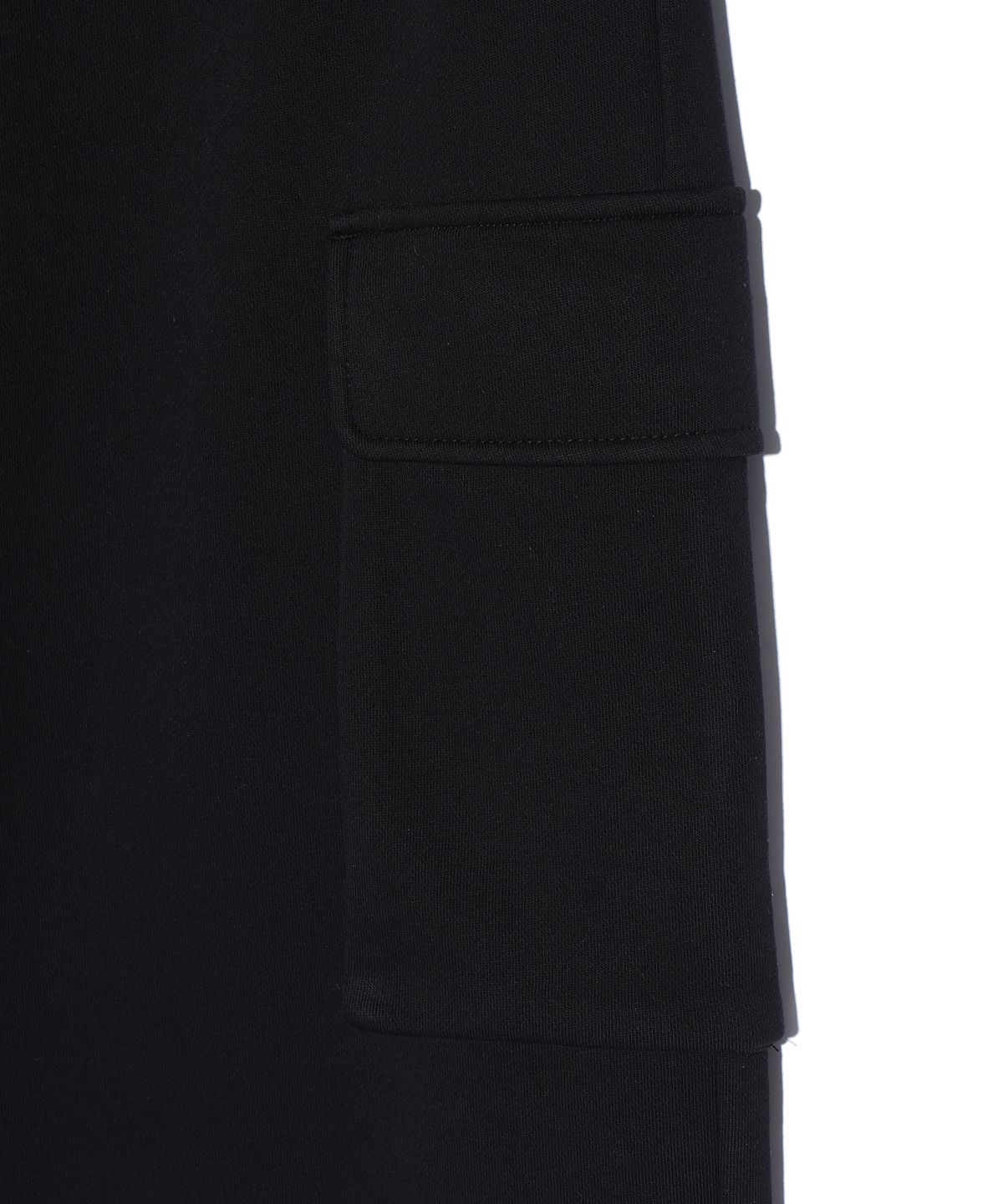 레이피커스(RAYFIKERS) 와이드 카고 스웨트 팬츠 BLACK (MP6PU188-076)