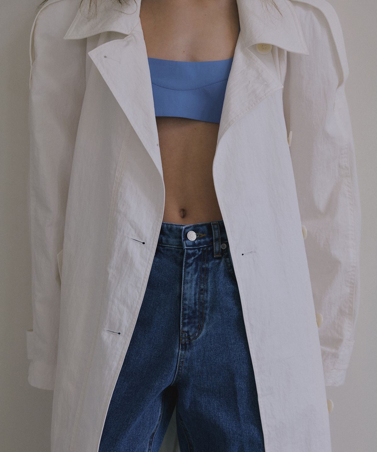 오버듀플레어(OVERDUEFLAIR) COTTON CURVE BUSTIER_BLUE