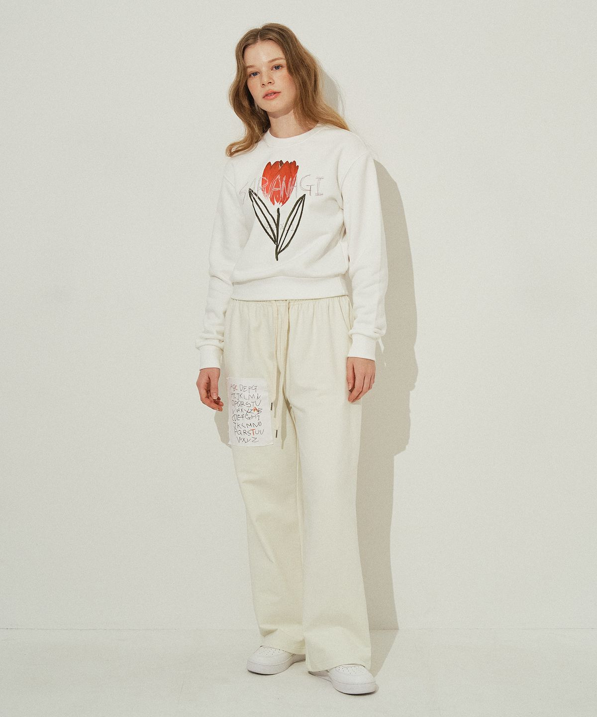 사라나기(SARANAGI) SE055-SWETPANTS (cream)