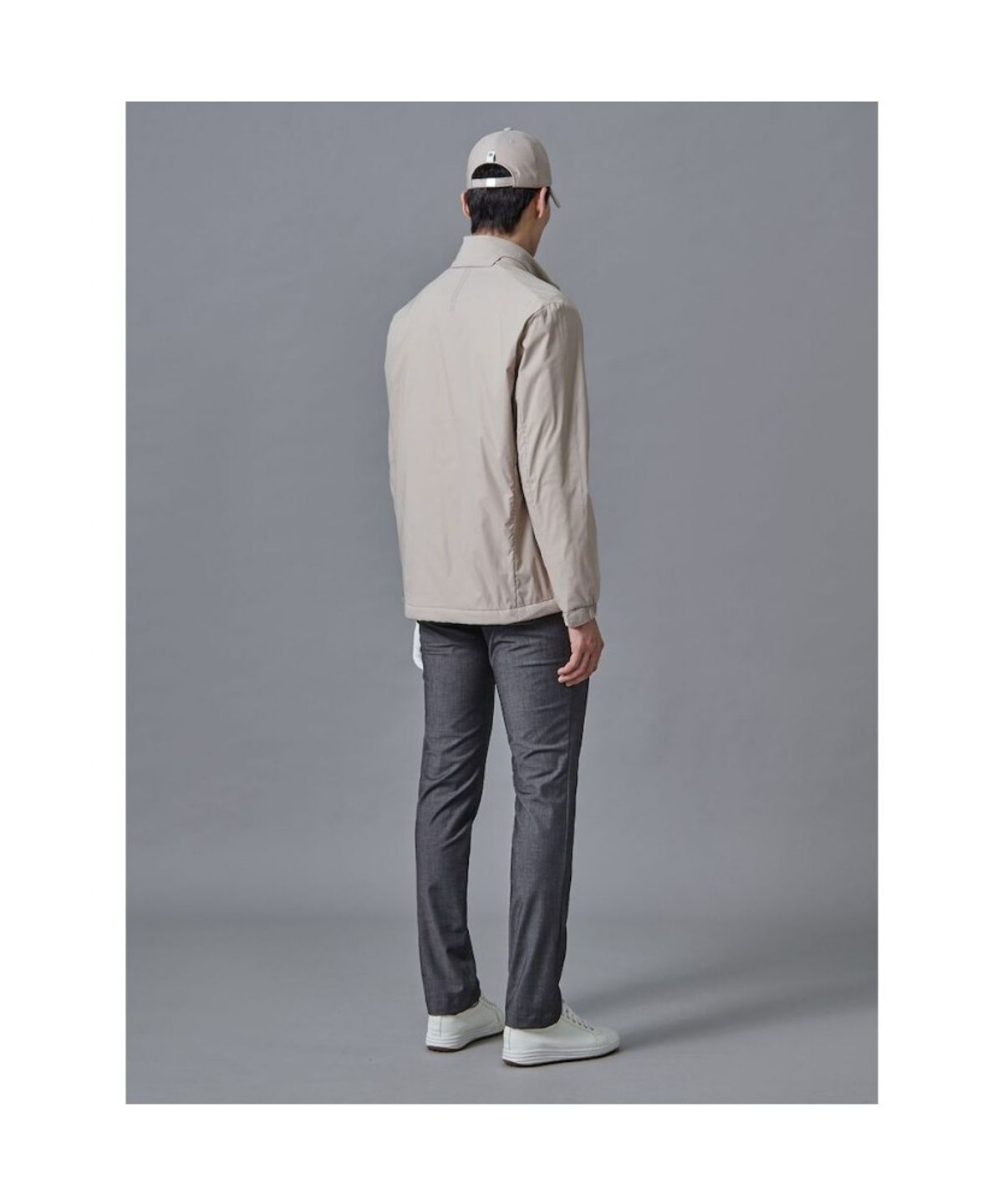빈폴골프(BEANPOLE GOLF) 남성 간절기 패딩 점퍼 - 베이지