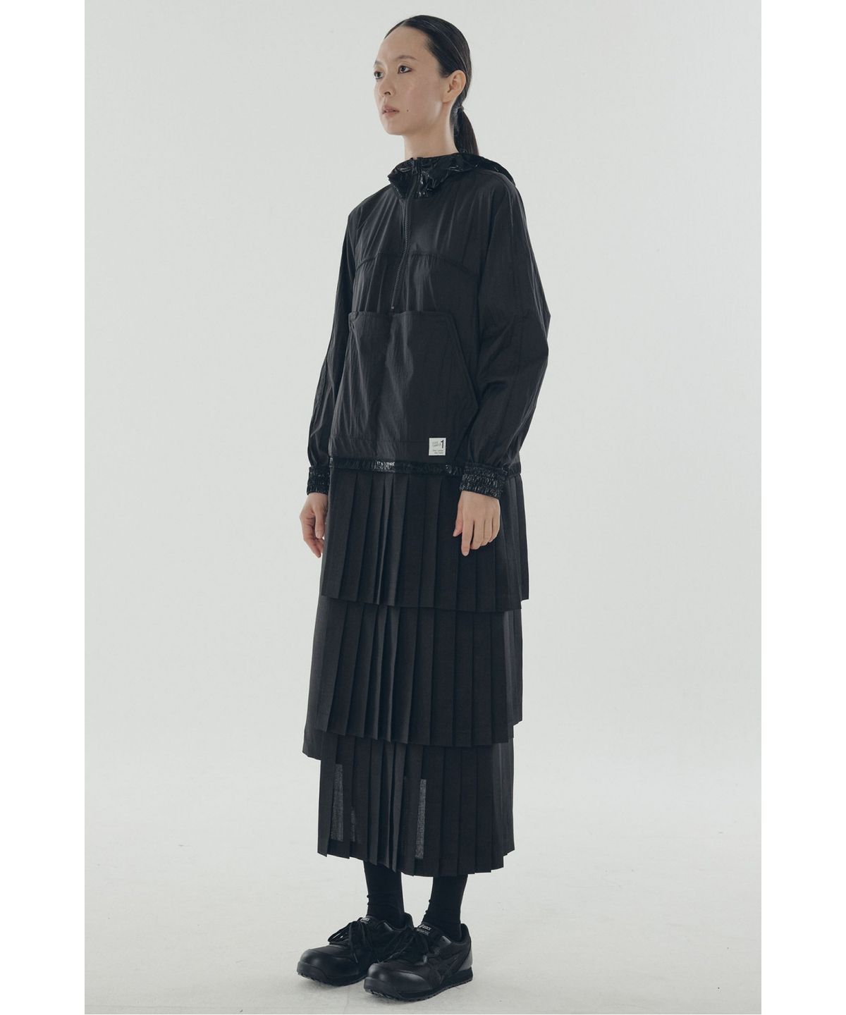 래코드(RECODE) Inside-out Anorak Dress_RQDAS25555BKX