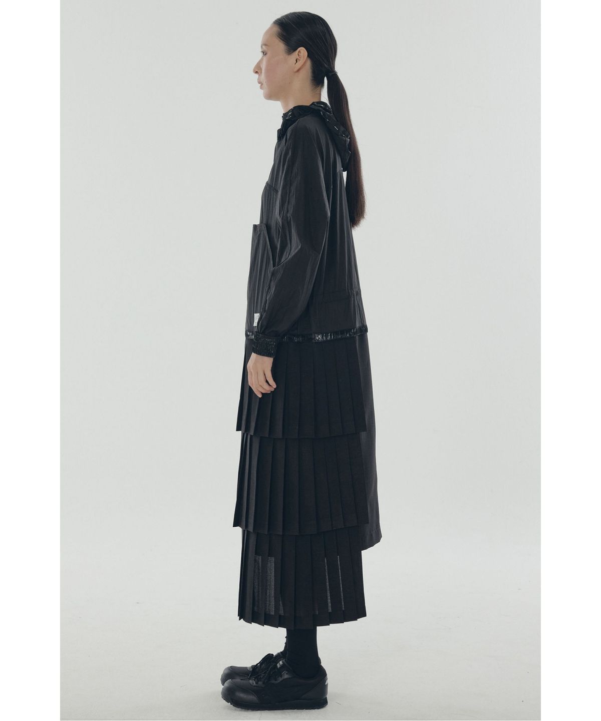 래코드(RECODE) Inside-out Anorak Dress_RQDAS25555BKX