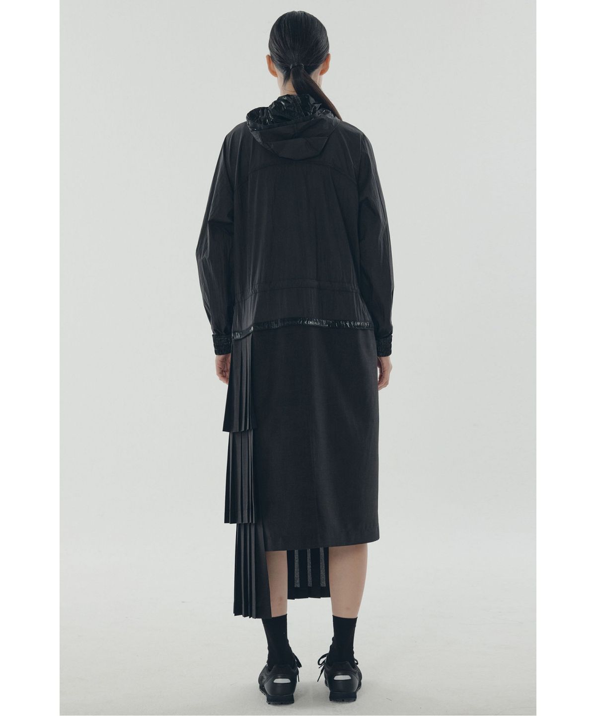 래코드(RECODE) Inside-out Anorak Dress_RQDAS25555BKX