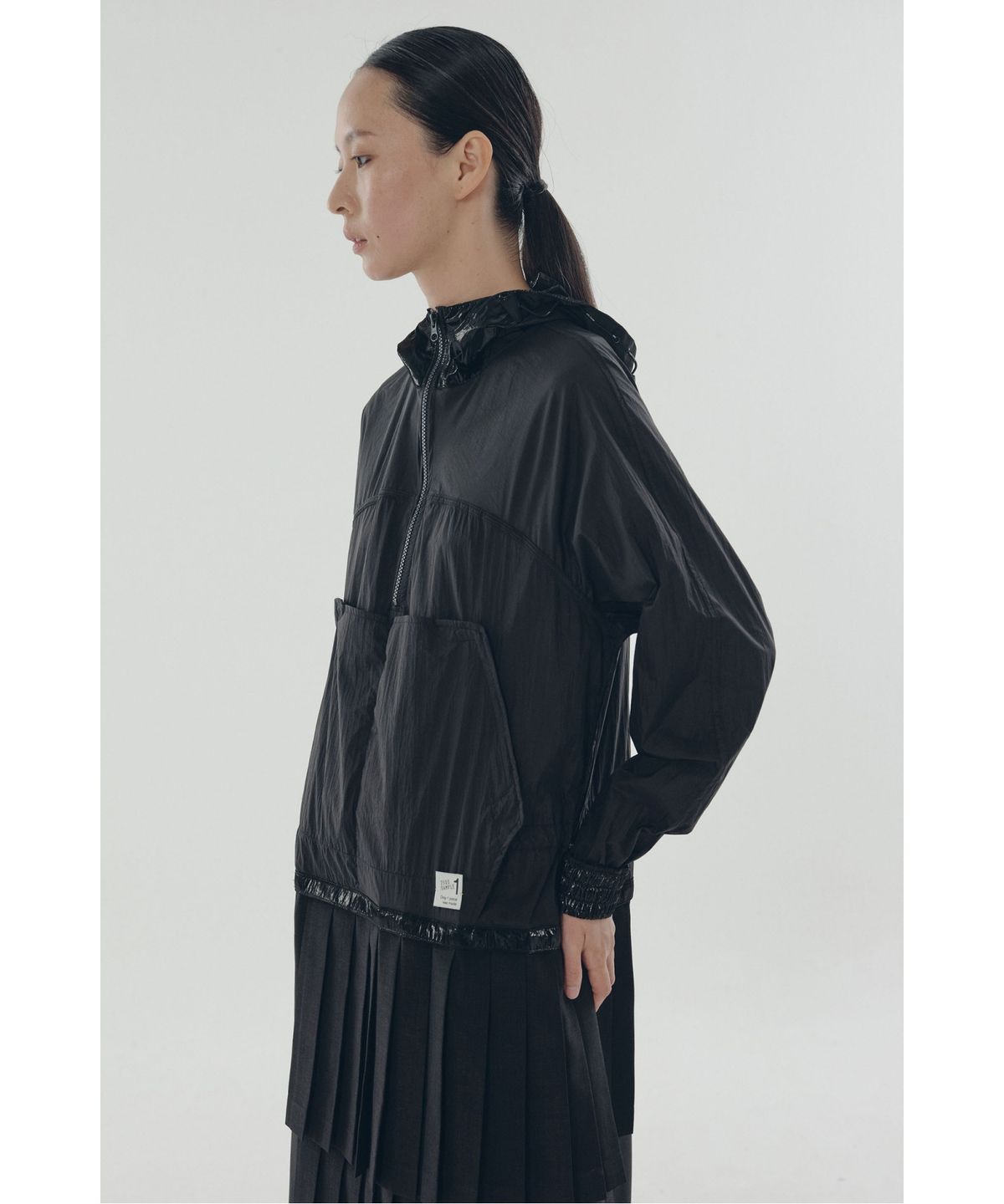 래코드(RECODE) Inside-out Anorak Dress_RQDAS25555BKX