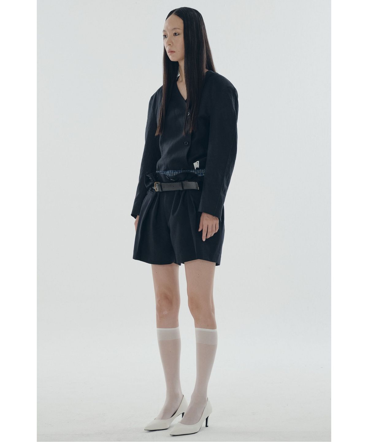 래코드(RECODE) Asymmetry Panel Jacket_RQJAS25500NYX