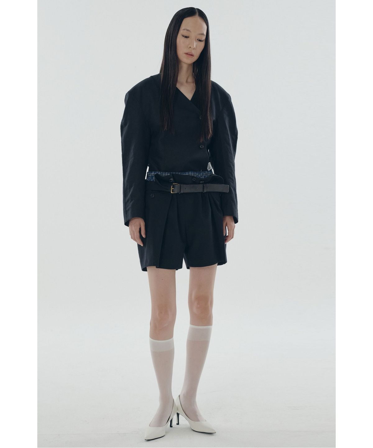 래코드(RECODE) Asymmetry Panel Jacket_RQJAS25500NYX