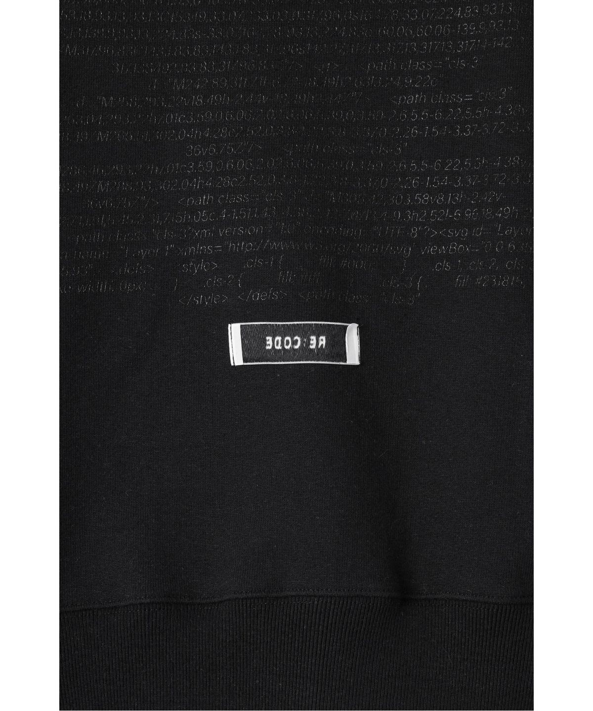 래코드(RECODE) Bomber Sleeve Zipup Hoodie_RQUAS25513BKX