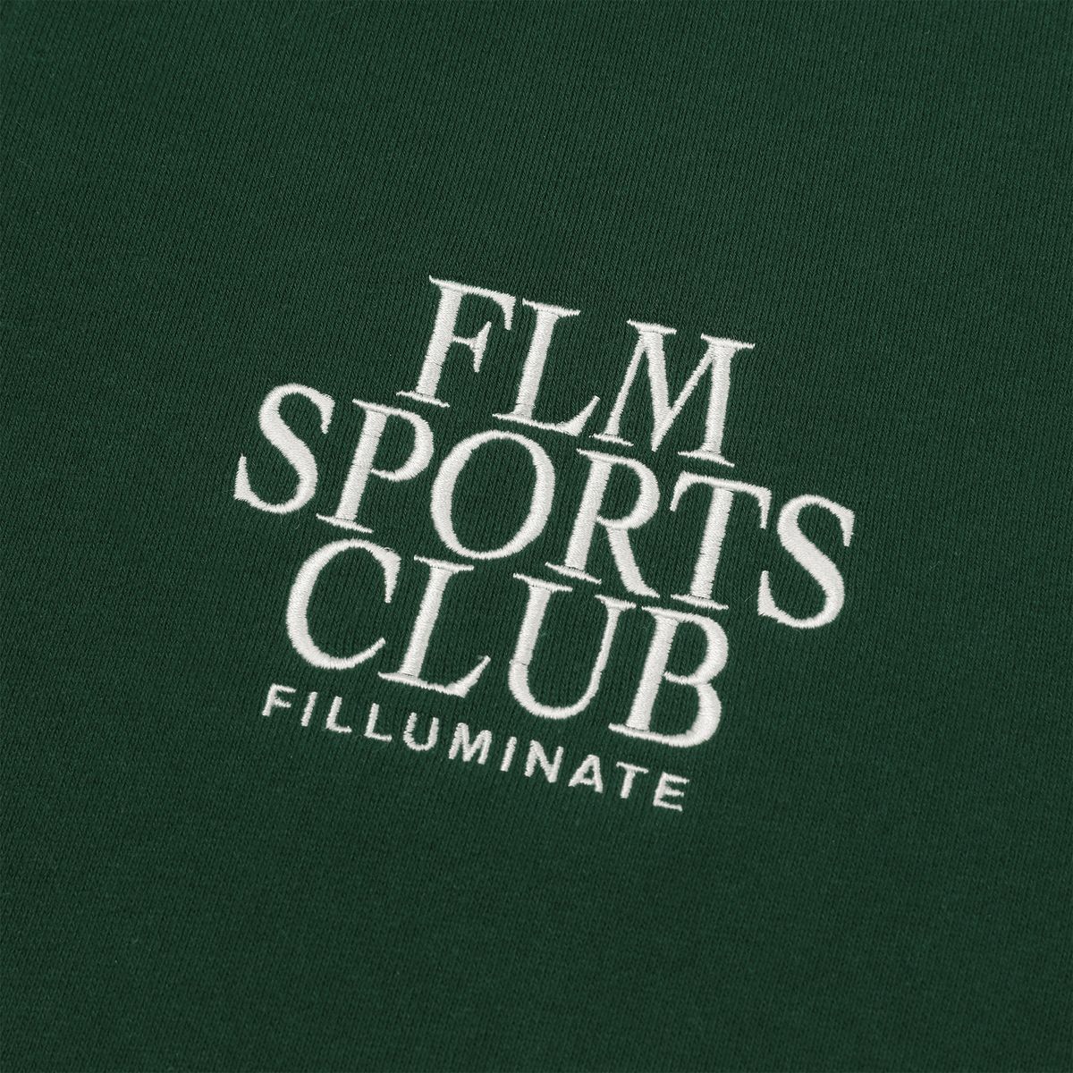 필루미네이트(FILLUMINATE) FLM 스포츠 클럽 스웨트 셔츠-다크그린