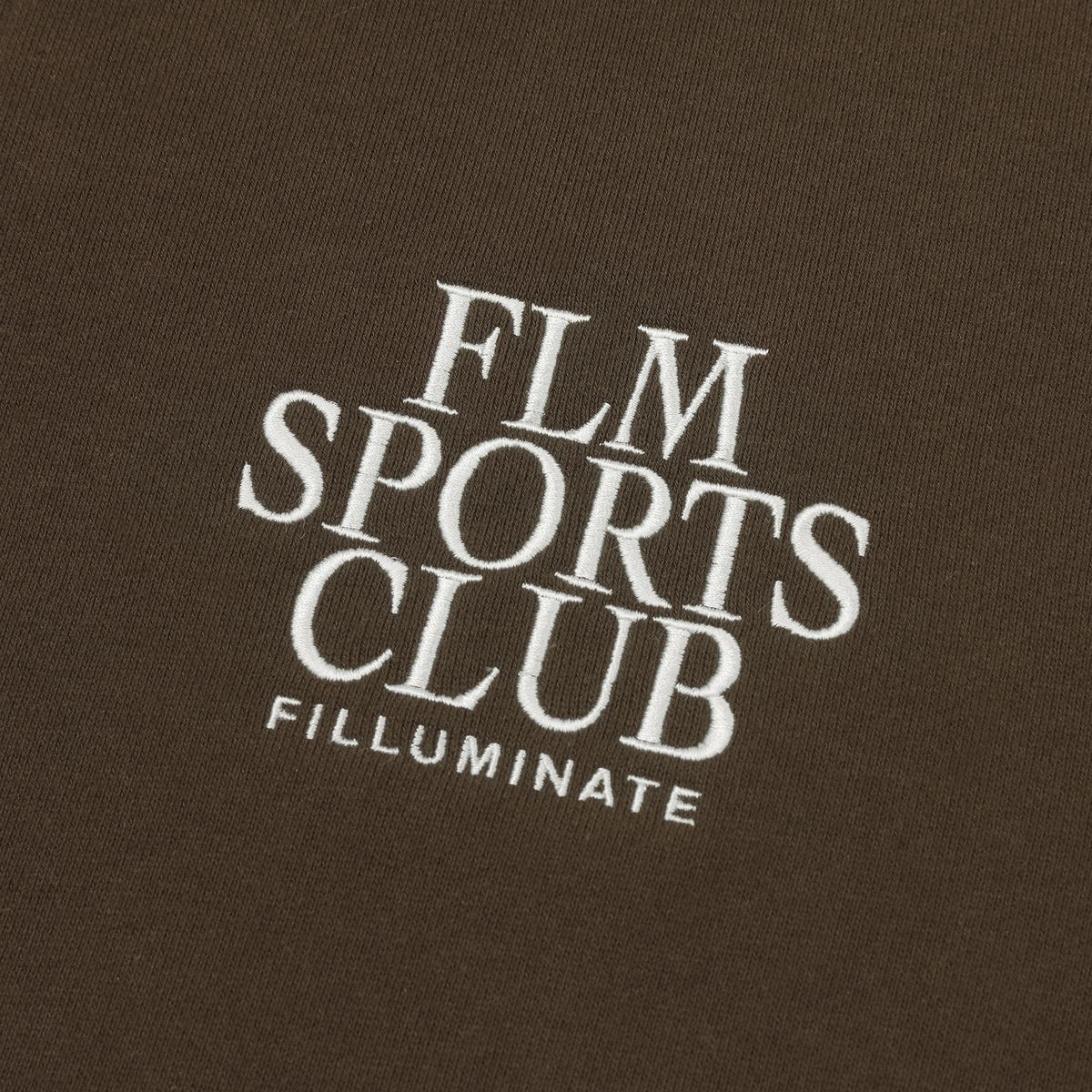 필루미네이트(FILLUMINATE) FLM 스포츠 클럽 스웨트 셔츠-브라운