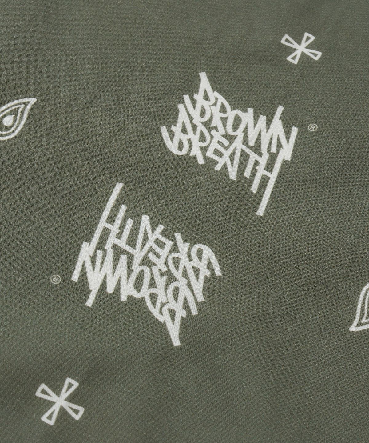 브라운브레스(BROWNBREATH) PAISLEY TAG BANDANA - KHAKI