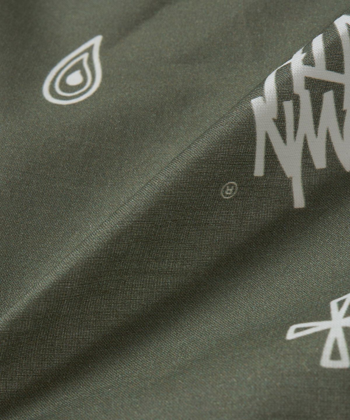 브라운브레스(BROWNBREATH) PAISLEY TAG BANDANA - KHAKI