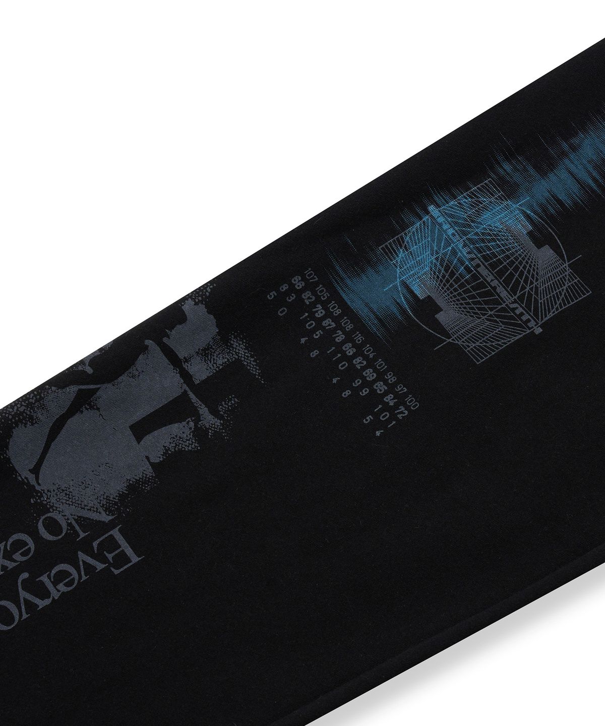 브라운브레스(BROWNBREATH) GRAPHICS SWEAT PANTS - BLACK