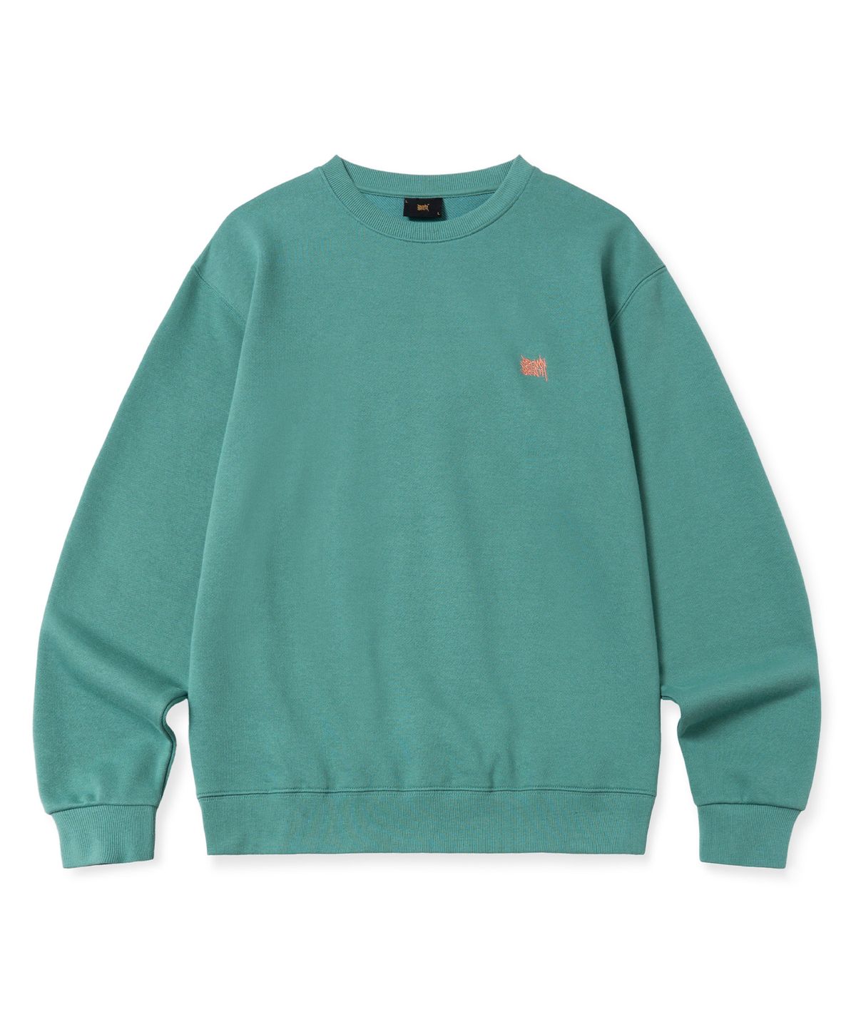 브라운브레스(BROWNBREATH) BUBBLE TAG CREWNECK - KHAKI