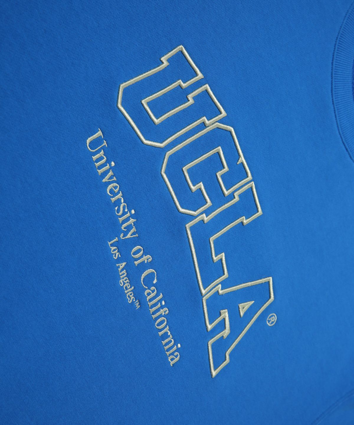 유씨엘에이(UCLA) 남녀공용 빅 로고 베이직 스웻셔츠[BLUE](UBRLT83)