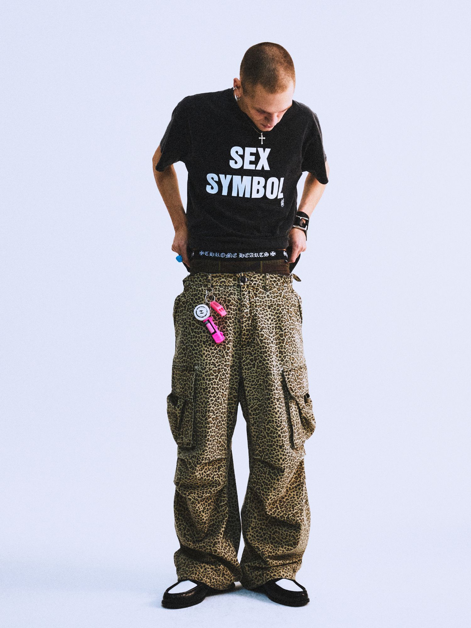 mnml ミニマル カーゴパンツ ZIPPER DENIM CARGO PANTS