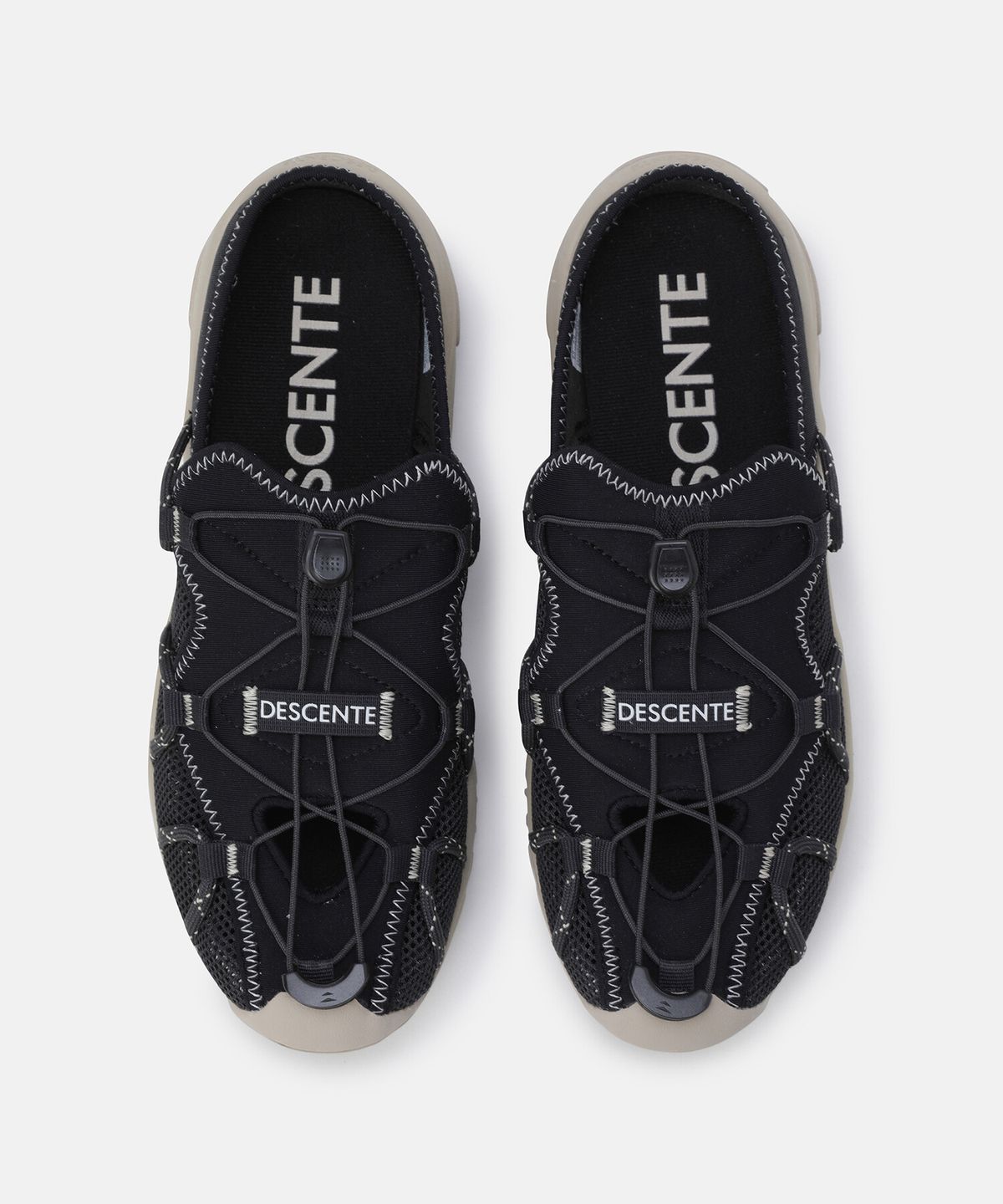 데상트(DESCENTE) 어반 T450 뮬 V2 어반 블랙(SQ123LSD36)