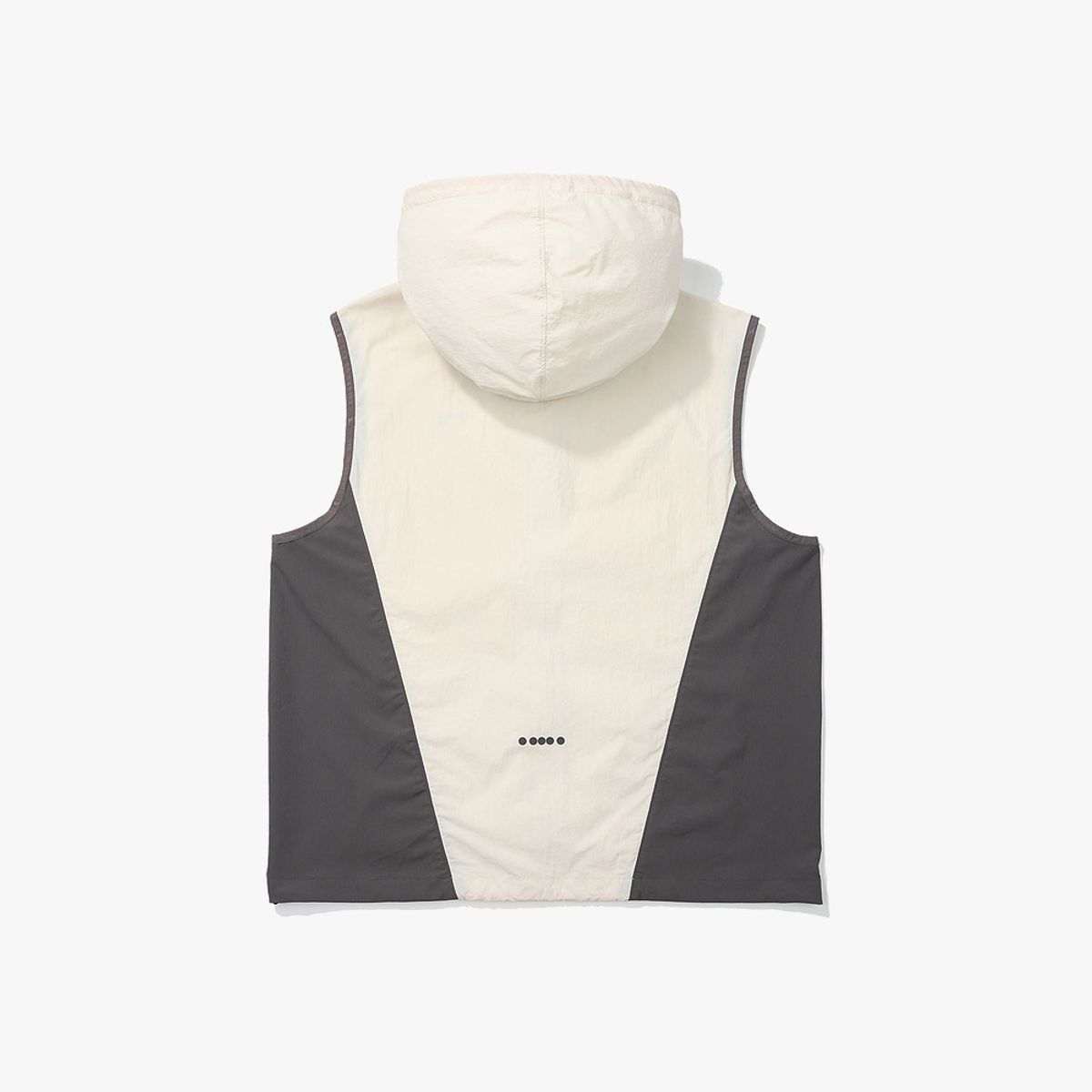 디아도라(diadora) 페이스쉴드 러닝 후드 집업 베스트 GREY