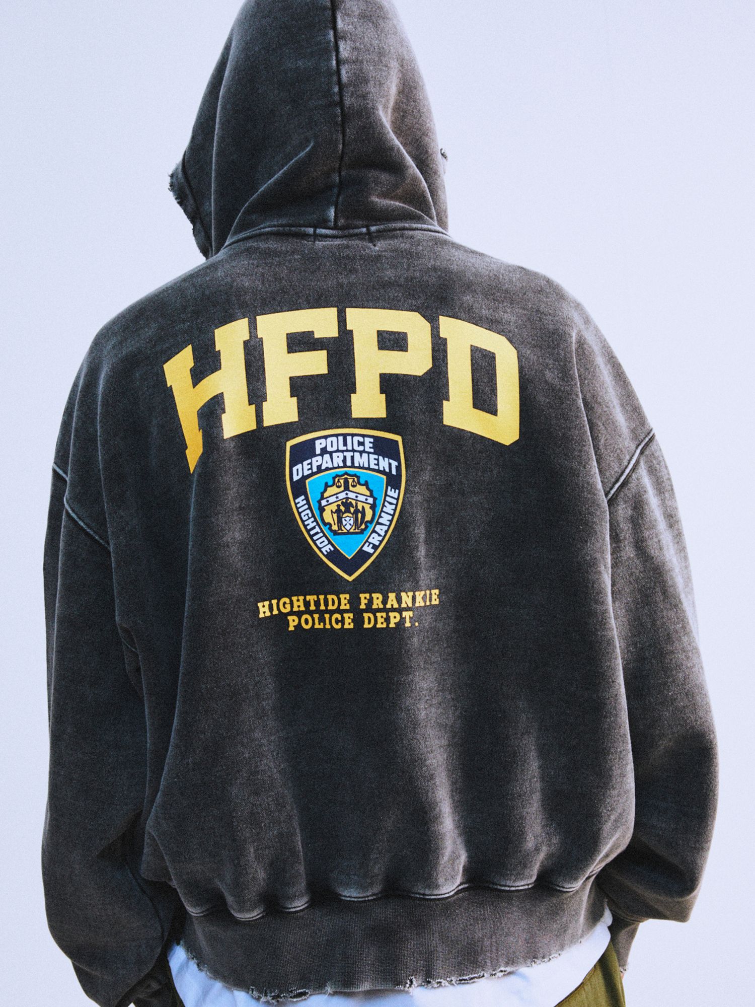 MUSINSA公式 | HIGHTIDE FRANKIE HFPD HOOD ZIPUP BLACK