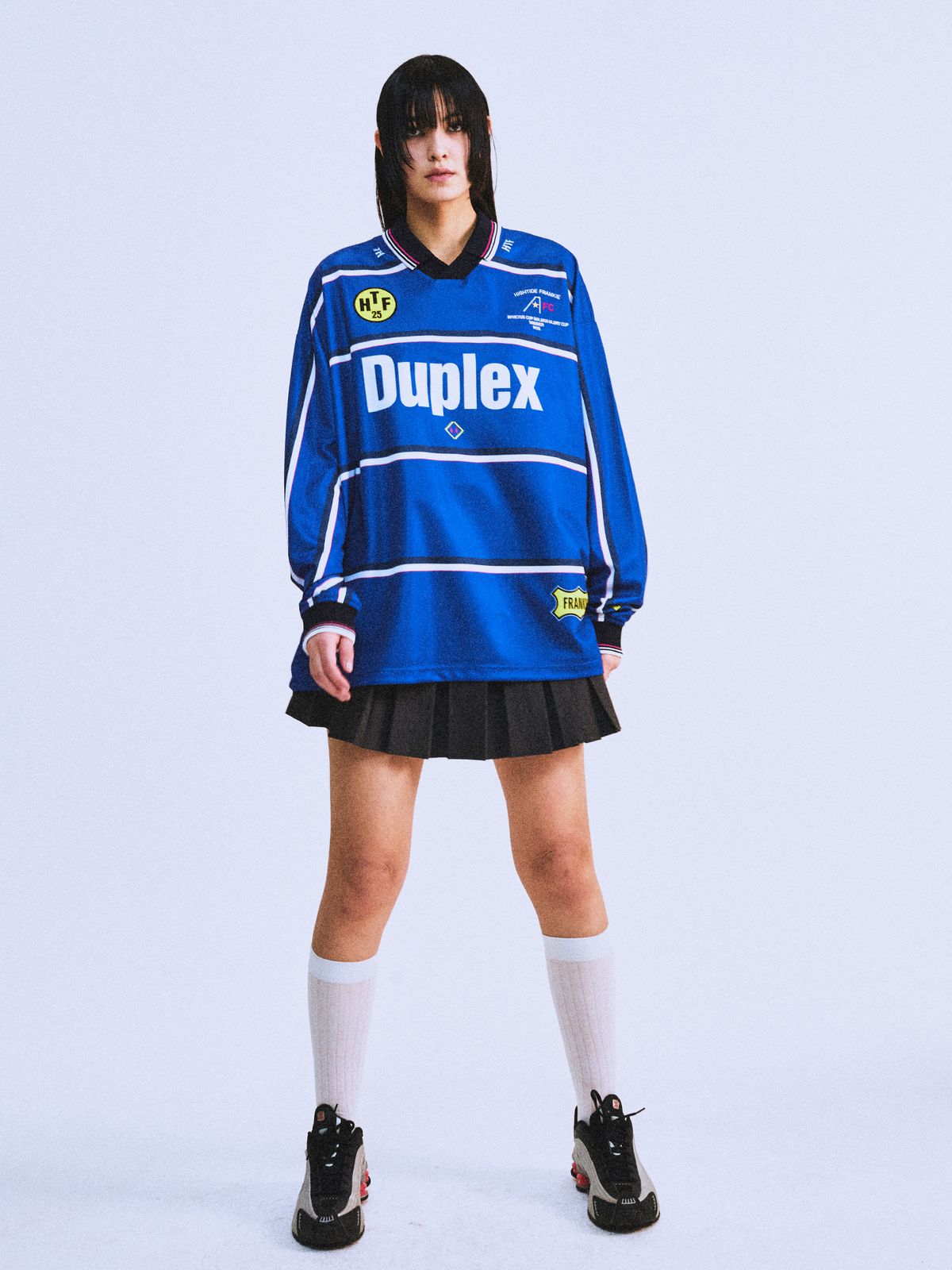 하이타이드 프랭키(HIGHTIDEFRANKIE) DUPLEX LONG SLEEVE FOOTBALL JERSEY BLUE