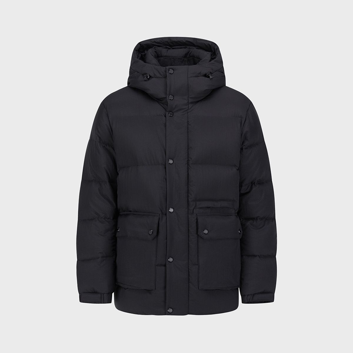 알래스카(ALASKA) 남성) 미디 후드 다운_PAE4JP1831