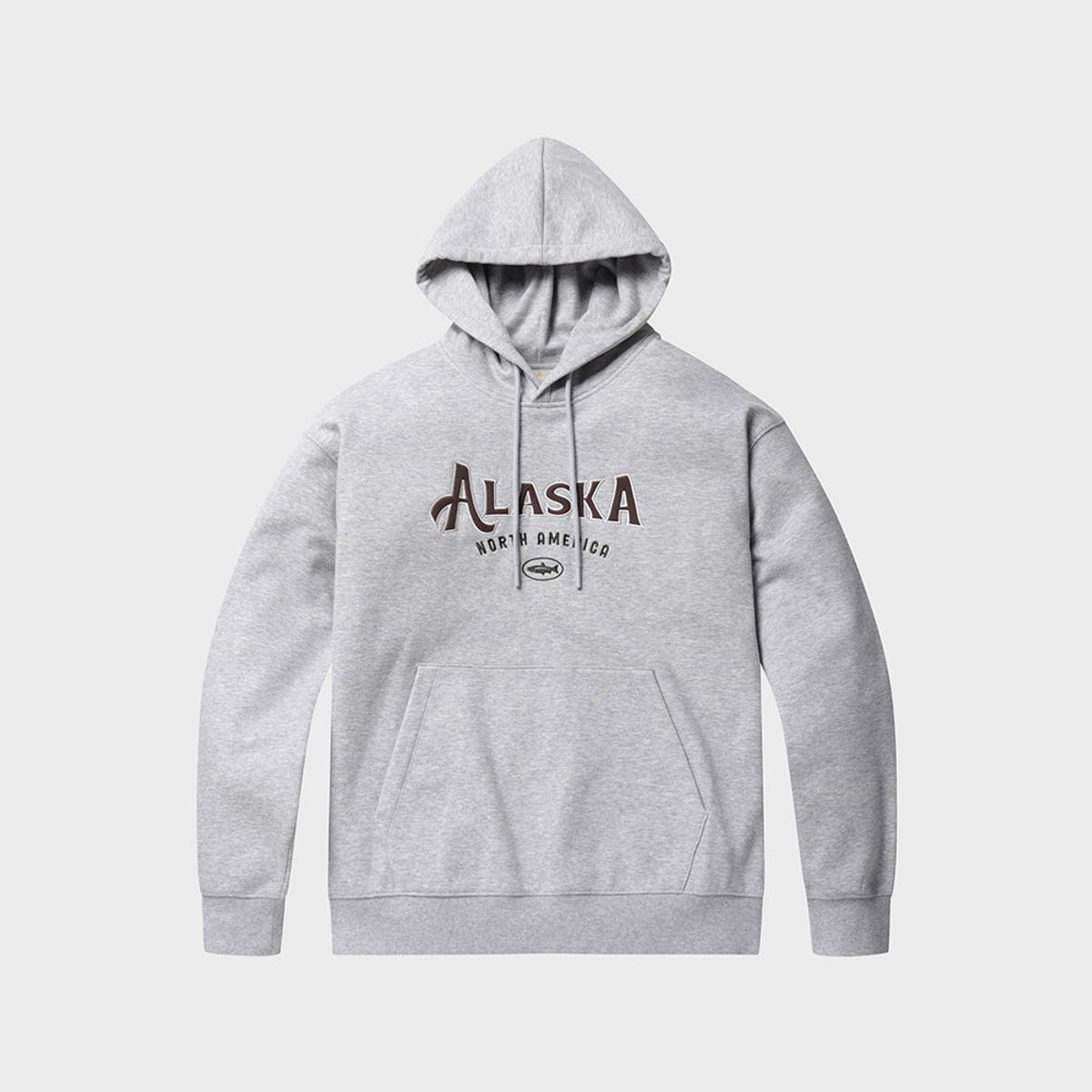 알래스카(ALASKA) 남성) 플리스 빅그래픽 후드티_PAE4TH1830