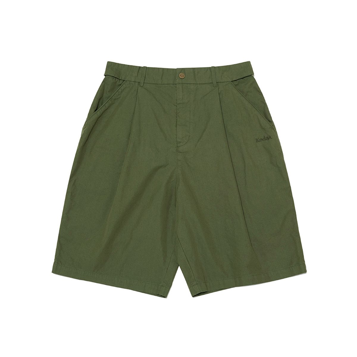 코닥(KODAK) 메일러 6부 가먼트워싱 버뮤다 팬츠 KHAKI