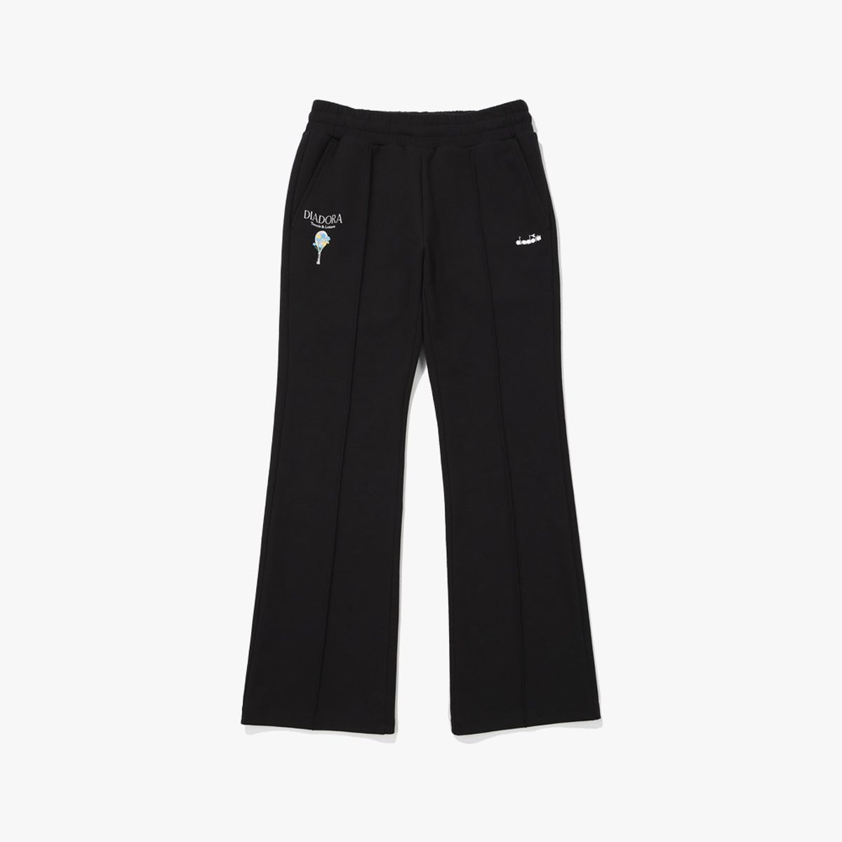 디아도라(diadora) 블루밍 부츠컷 팬츠 우먼 BLACK