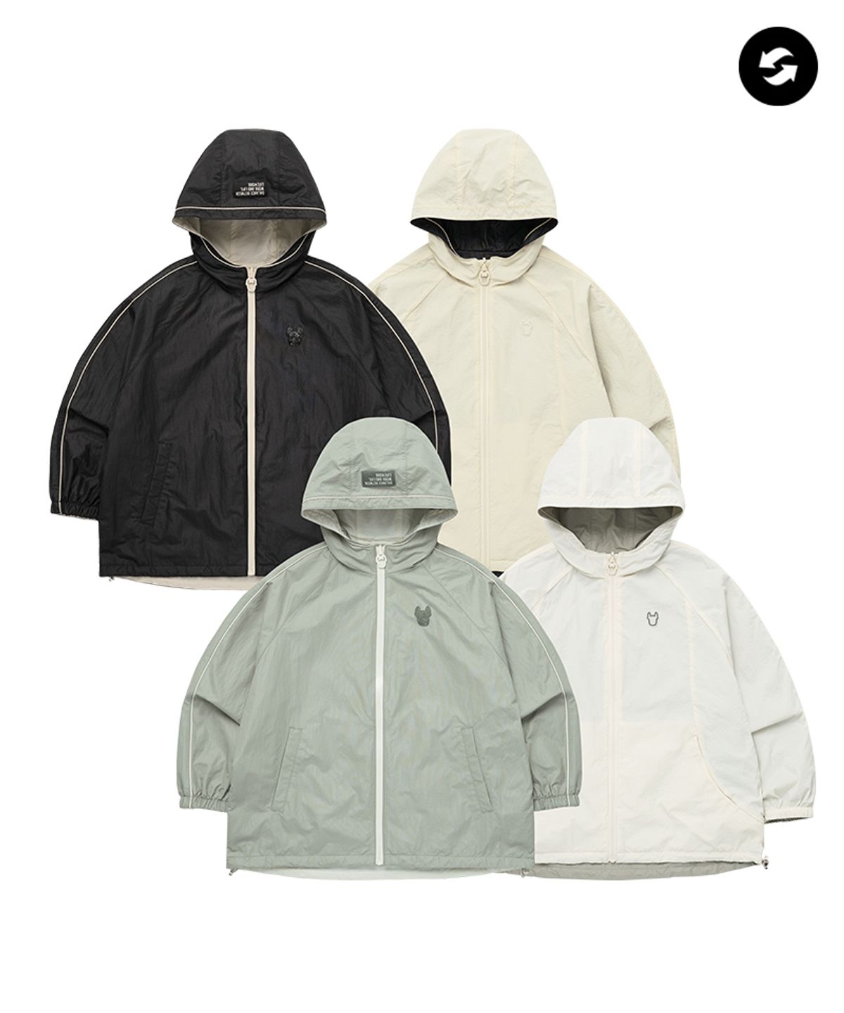 라이프워크 키즈(LIFEWORK KIDS) 키즈) 리버시블 모어 후드 자켓