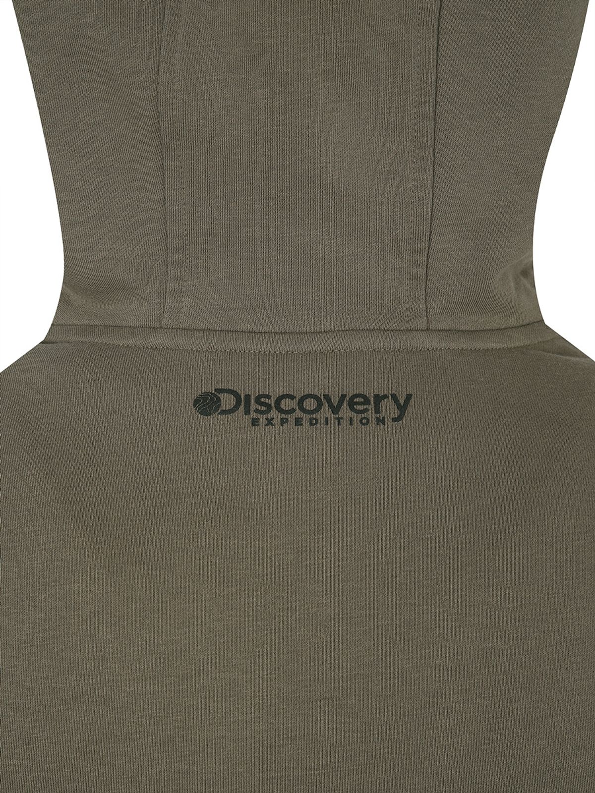 디스커버리 익스페디션(DISCOVERY EXPEDITION) 니트 워시드 남성 트레이닝 자켓 (BROWN)