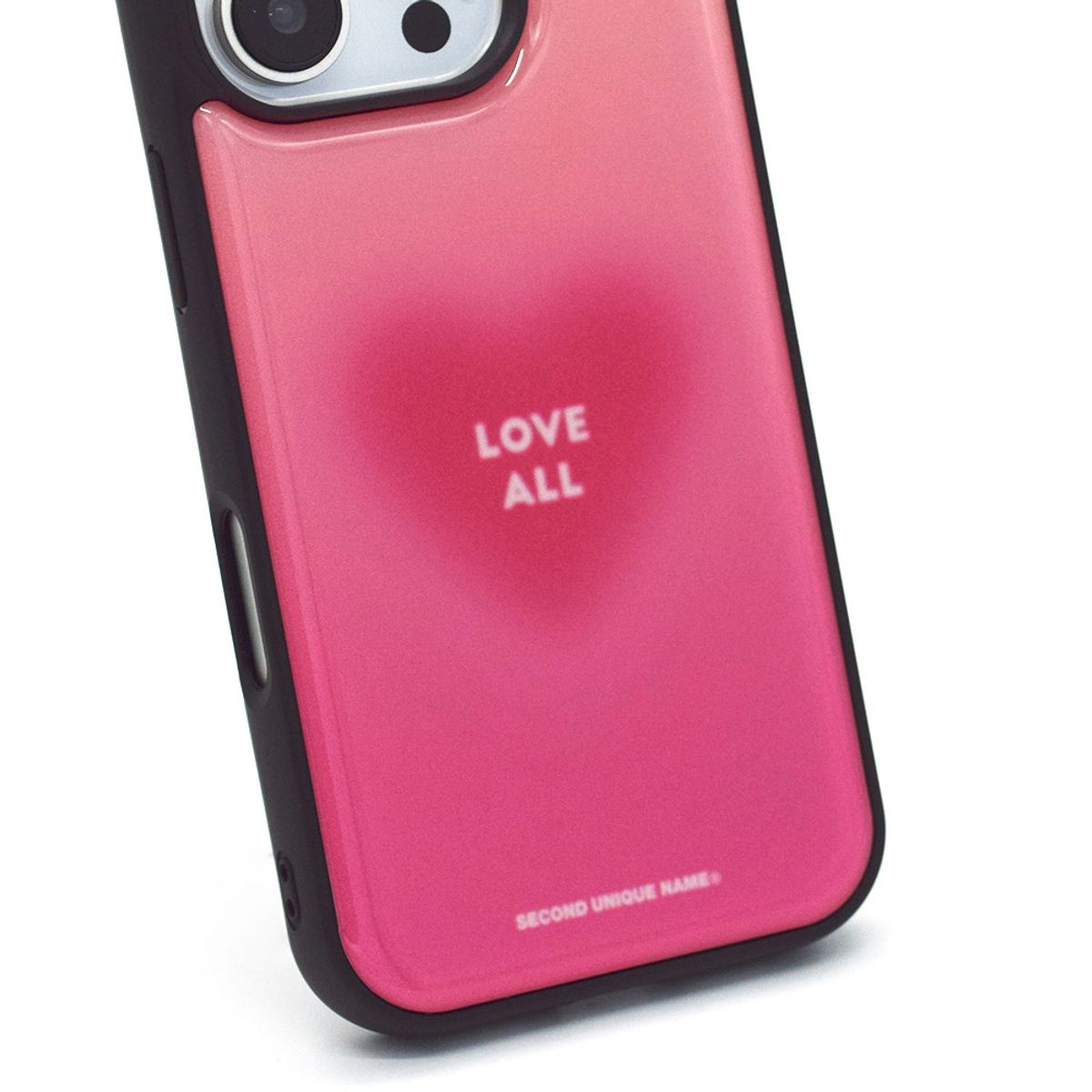 세컨드유니크네임(SECOND UNIQUE NAME) SUN CASE GRAPHIC LOVE ALL PINK (EPOXY&GLOSSY)
