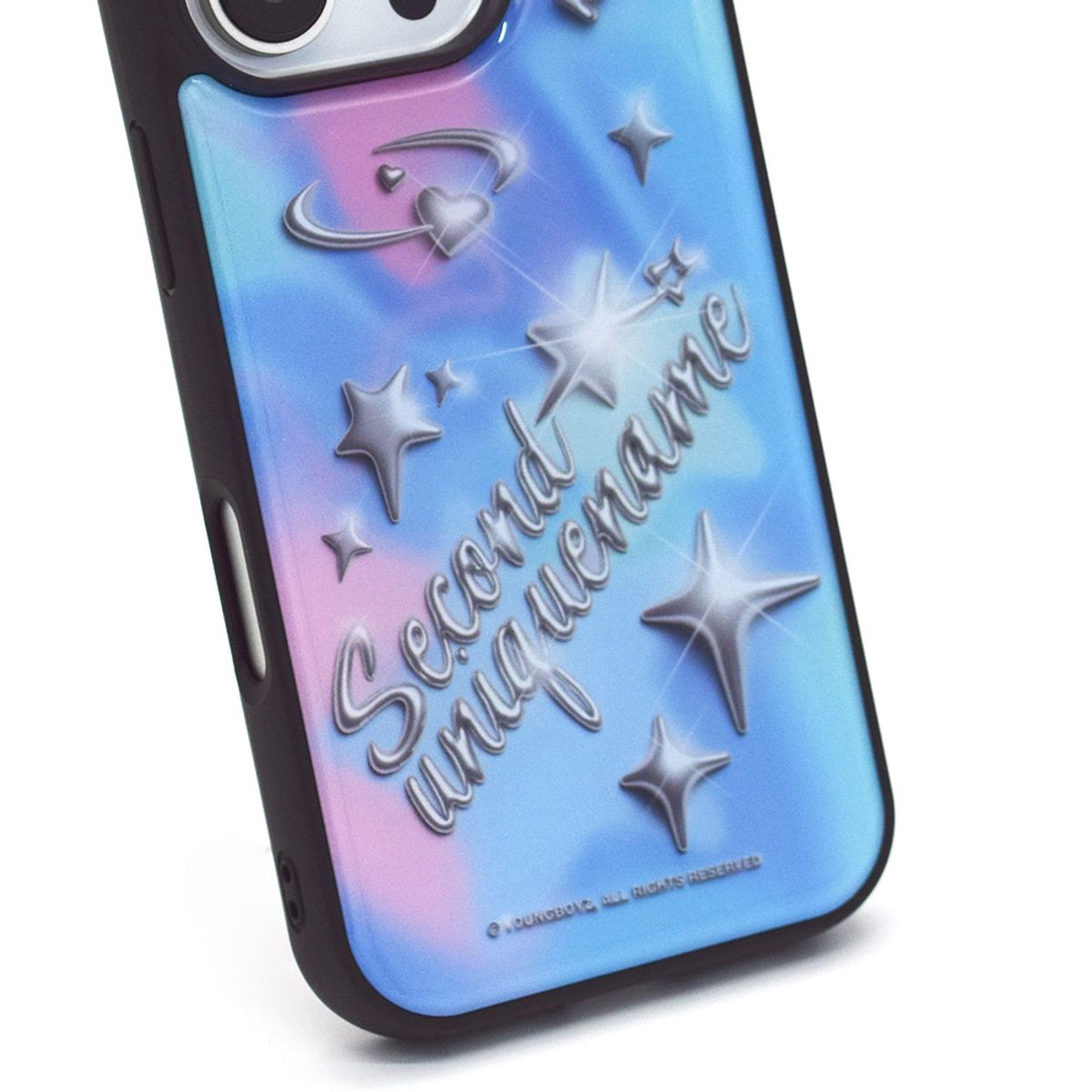 세컨드유니크네임(SECOND UNIQUE NAME) SUN CASE GRAPHIC SILVER STAR (EPOXY&GLOSSY)
