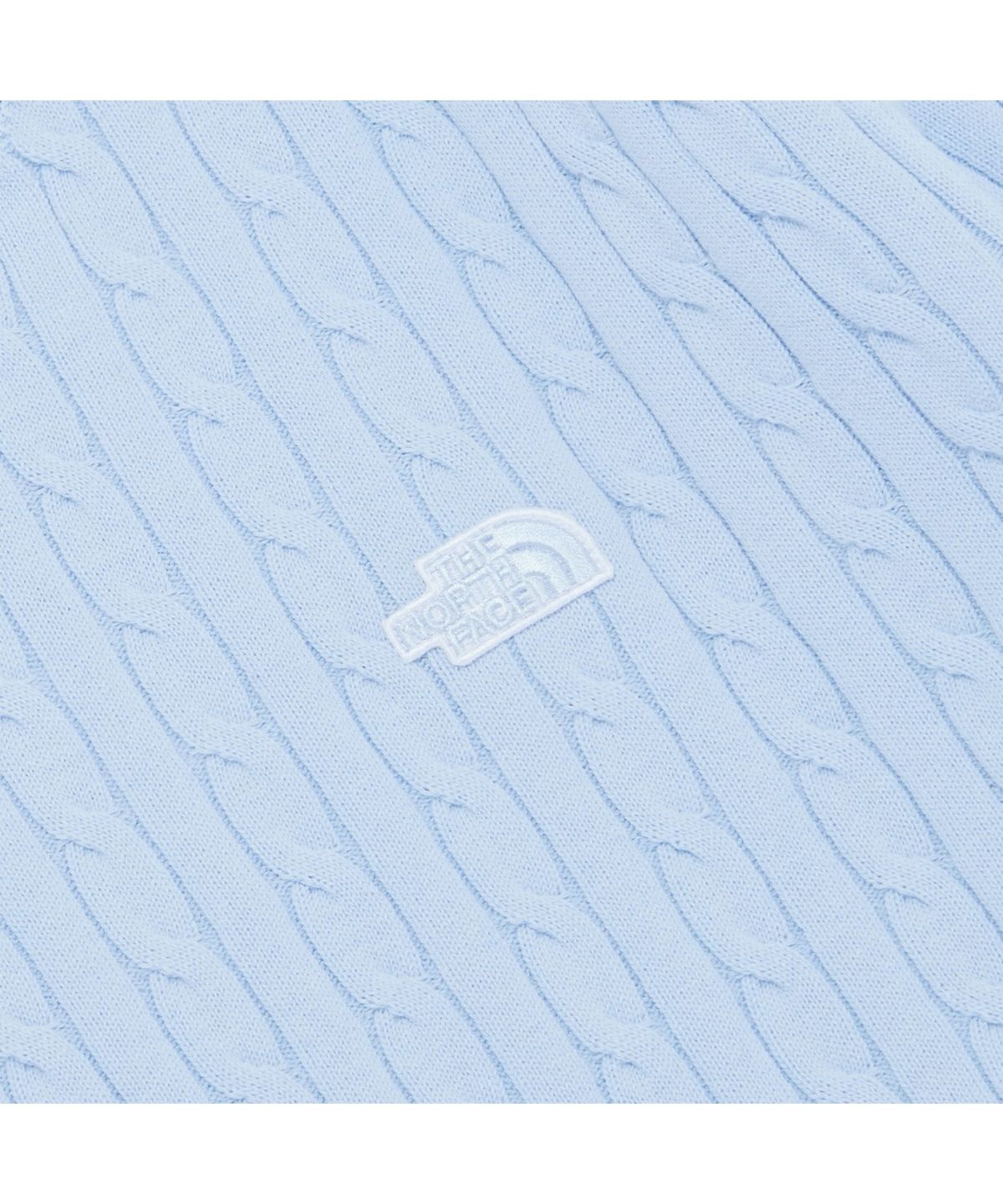 노스페이스(THE NORTH FACE) NT7AR00C 남성 홀리데이 스웨터 LIGHT_BLUE