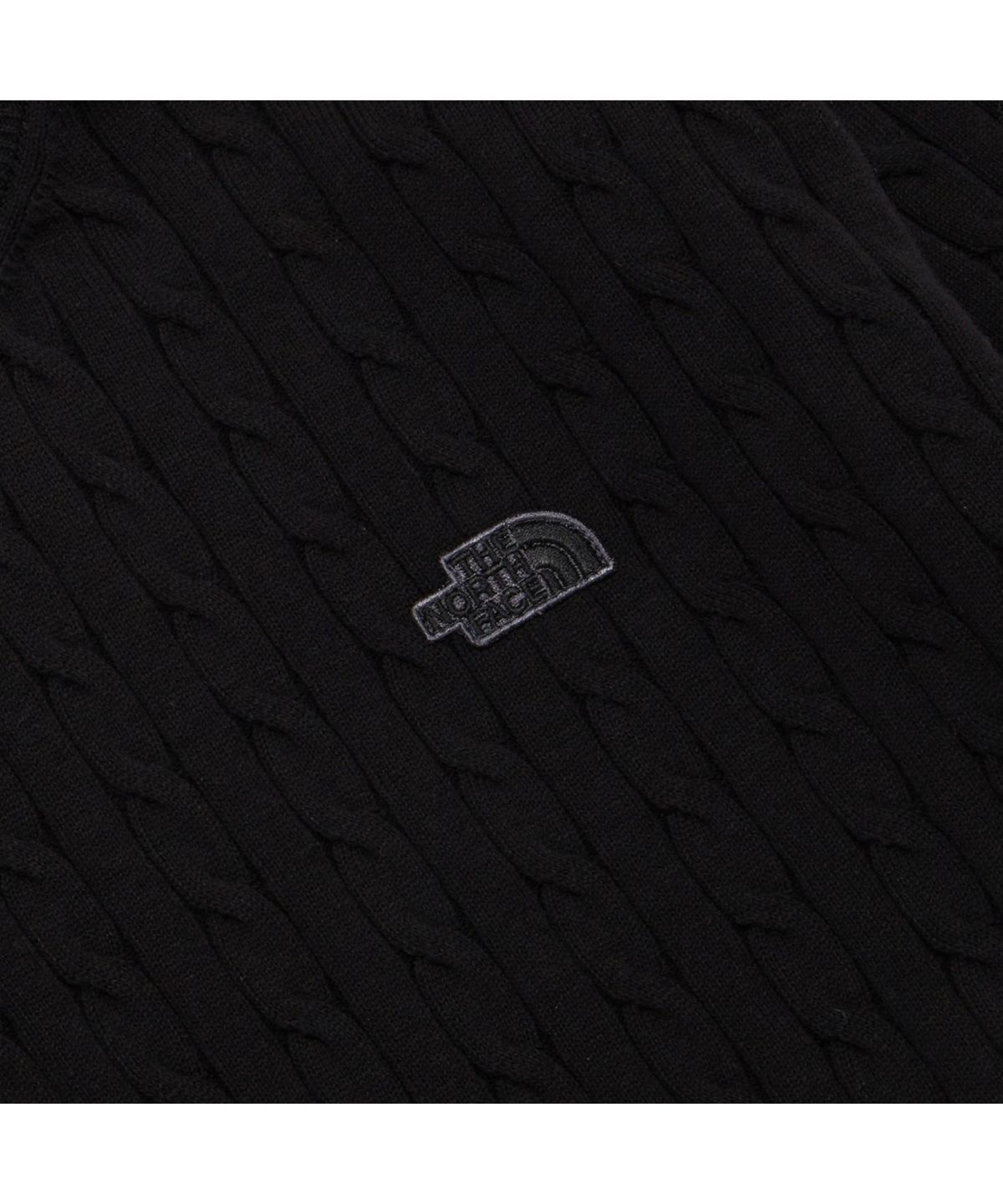 노스페이스(THE NORTH FACE) NT7AR00A 남성 홀리데이 스웨터 BLACK
