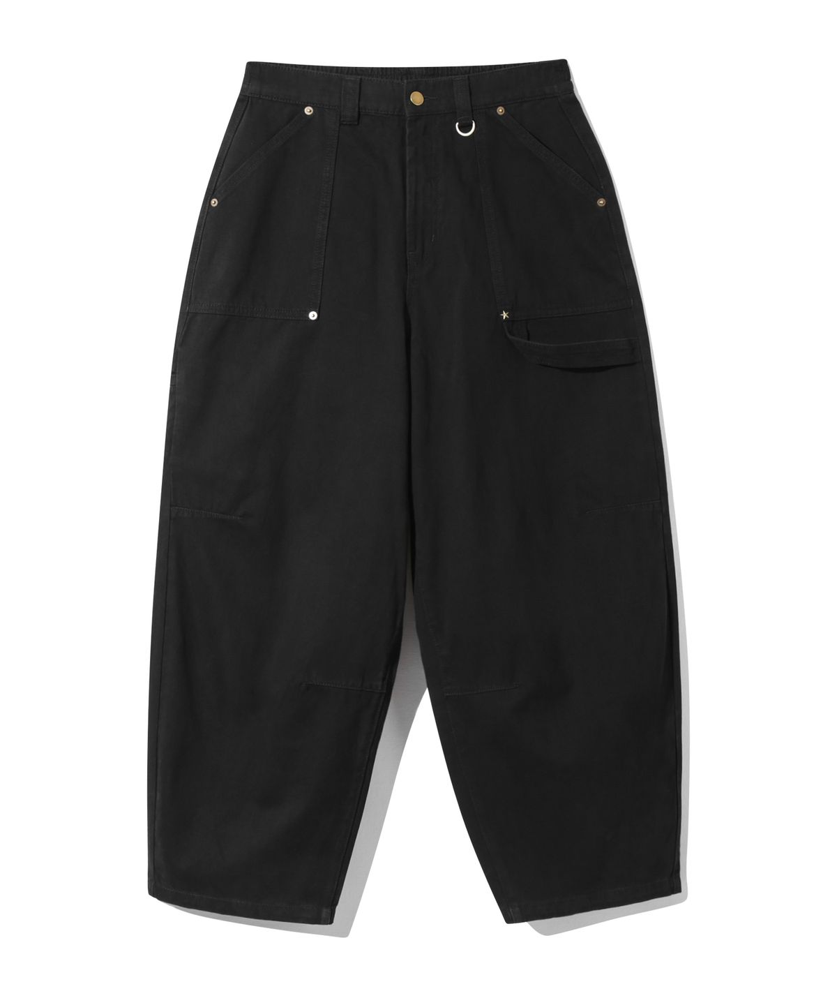 어반스터프(URBANSTOFF) 아트워크 카펜터 롱 벌룬 팬츠 (블랙)