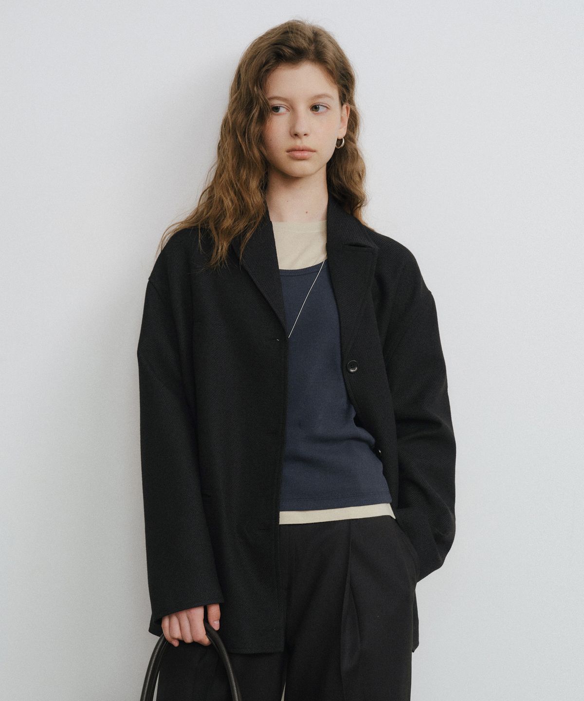 유라고(URAGO) Harper textured jacket