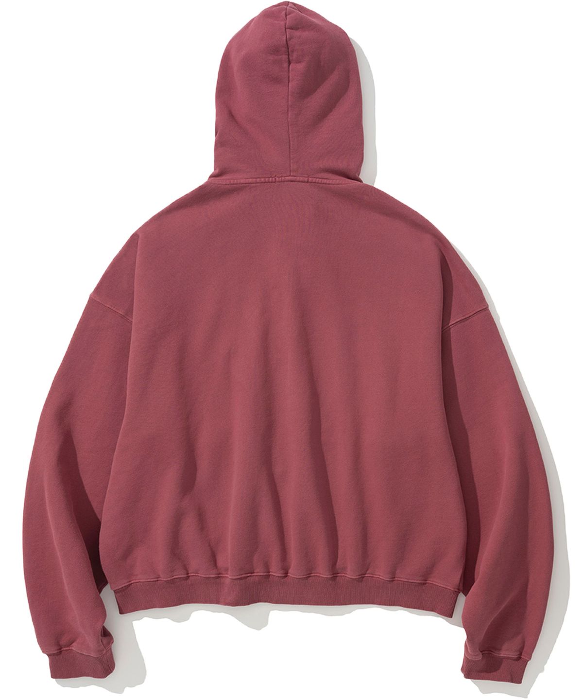 낫포너드(NOT4NERD) 4 Cross Symbol Pigment Hood Zip Up - Red