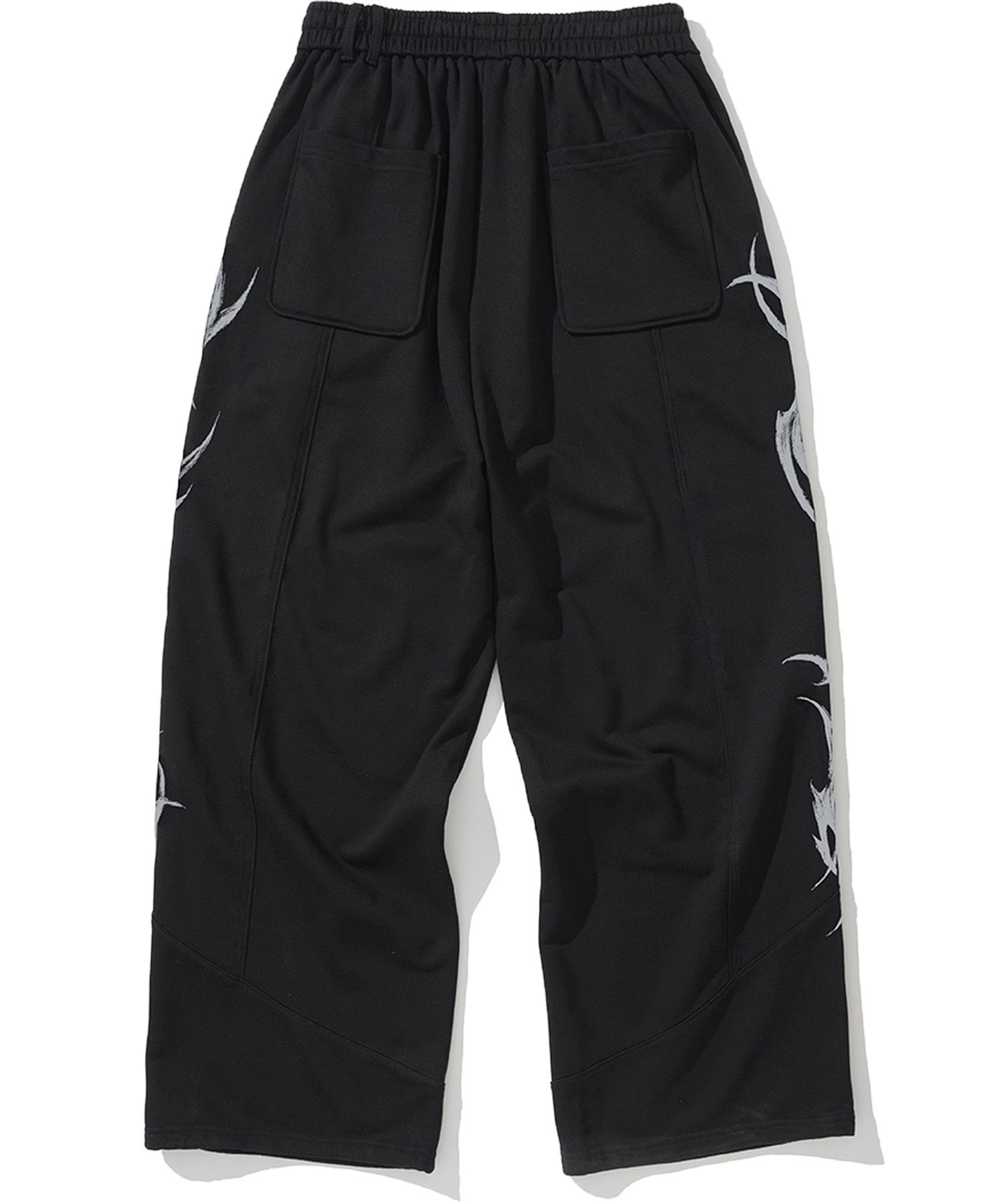 韓国発!【NOT4NERD】Dagger Tribal Logo Incision Sweat Pants MUSINSA | NOT4NERD Dagger Tribal Logo Incision Sweat Pants